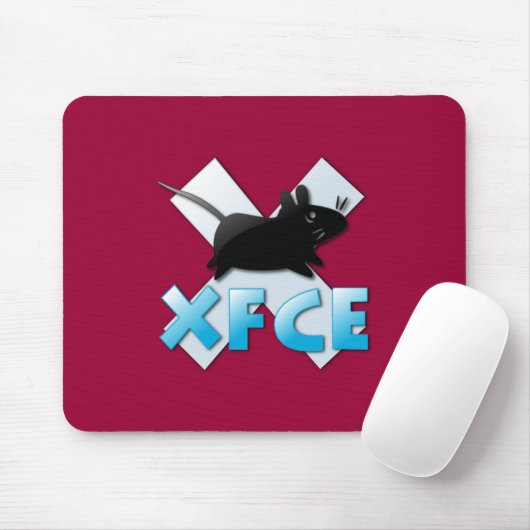 Xfce Linux Mousepad Muismat (Met muis)