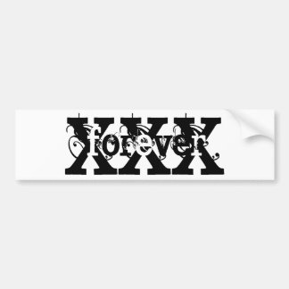 XFOREVERX BUMPERSTICKER