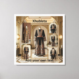 Xhubleta Lifestyle Luxe en Cultuur Premium Grafisc Canvas Afdruk