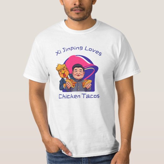 Xi Jinping houdt van kiptaco's T-shirt (Voorkant)