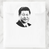 Xi Jinping Ronde Sticker (Tas)