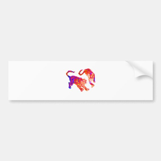 Xian China 2002 Ghost Tigers Hot & Cold Transp Th Bumpersticker (Voorkant)