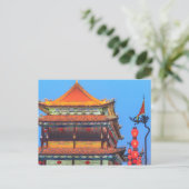Xi'An City Wall Building Briefkaart (Staand voorkant)