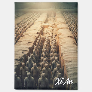 Xi'an Terracotta Warriors China Reizen Magneet