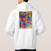 Xianyang China City Map Hoodie (Achterkant)