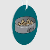 Xiaolongbao Chinese Soup Dumpling Dim Sum Bun Ornament (voorkant)