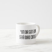 Xícara de expresso com frase espresso kop (Voorkant rechts)