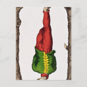 XII Het Handige Man, tarotkaart Briefkaart