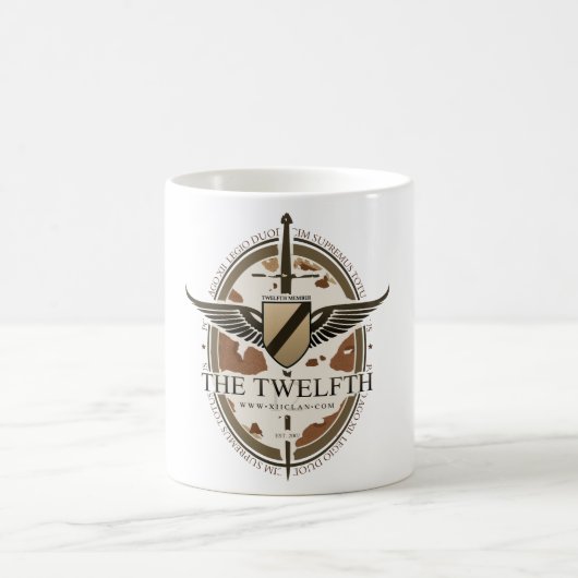 XII tasse de café de Camo de désert - 11oz (Centre)