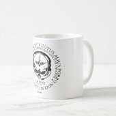 XII tasse de café de Skulled - 11oz (Devant droit)