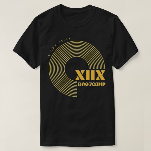 XIIX Bootcamp Race Track Retro Premium T-shirt (Design voorkant)