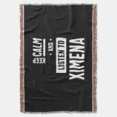 Ximena Persoonlijke naam Birthday Gift Deken (Voorkant Verticaal)