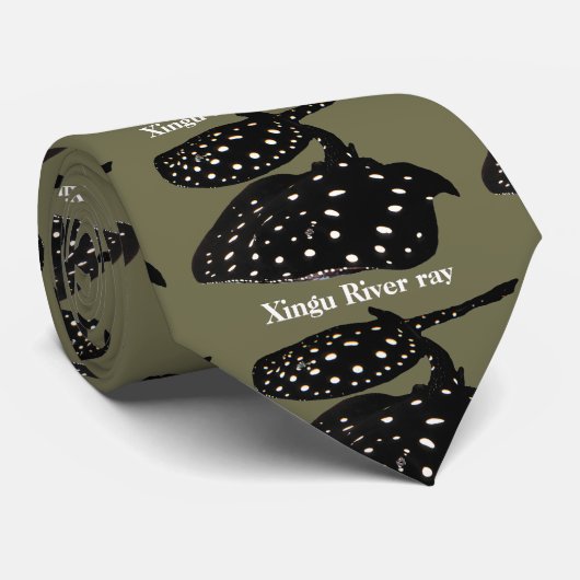 Xingu rivierstraal stropdas (Opgerold)