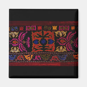 Xinjiang borduurwerk geometrisch magneet