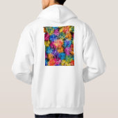 Xinxiang China City Map Hoodie (Achterkant)