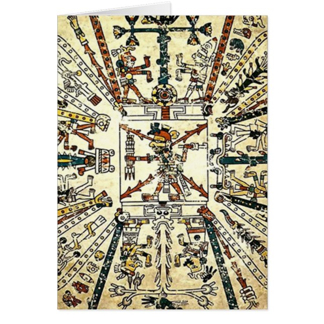 Xiuhtecuhtli Aztec Death God (Voorkant)