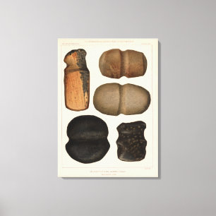 XIX Stone-werktuigen, New Mexico Canvas Afdruk