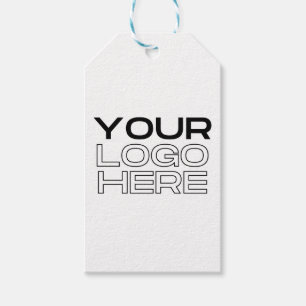 XL grote zakelijke logo aangepast Cadeaulabel