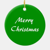 XL- kerstversiering met luiers Keramisch Ornament (Achterkant)