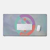 XL logo-bureaupad met achtergrond Bureaumat (Keyboard & Muis)