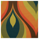 XL Print Retro Fabric te groot Stof (Swatch)