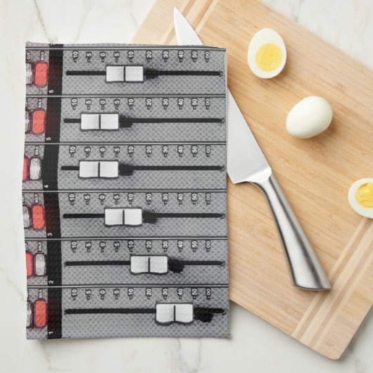 XL Studio Gear Dust Hoesje: Ontwerp van geluidsmix Theedoek (Quarter Fold)