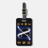 Xmachine 290-spel - 11 op rij bagagelabel (Voorkant verticaal)