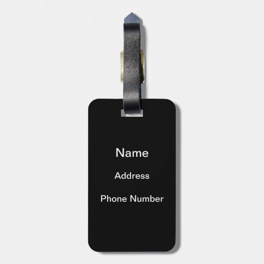 Xmachine Bagagelabel (Achterkant verticaal)