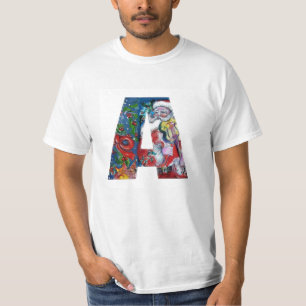 XMAS A BRIEF/SANTA CLAUS MET VIOLIN MONOGRAM T-SHIRT