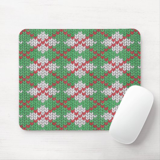 XMAS ARGYLE GEBREIDE MUISMAT (Met muis)