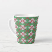 XMAS ARGYLE KNIT Latte Mok (Linkerhoek)