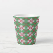 XMAS ARGYLE KNIT Latte Mok (Voorkant)