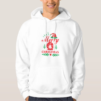 Xmas Art Merry Kerstmis Hoodie