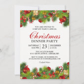 Xmas Baubles Pines Berries kerstfeest Kaart (Voorkant)