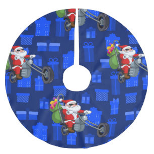 xmas biker santa claus kerstboom rok