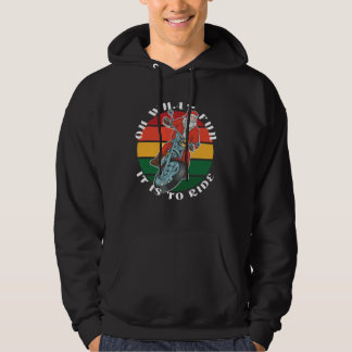 Xmas Biker Santa Motorcycle Fan Christmas Holidays Hoodie