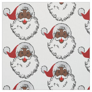 xmas Black santa claus Stof