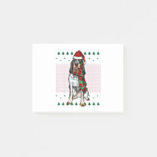 Xmas Bluetick Coonhound Dog Post-it® Notes