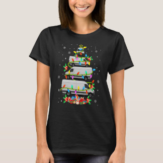 Xmas Boom Van Xmas Lights Boom Driver Familie Chri T-shirt
