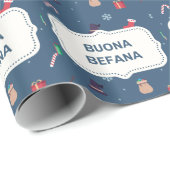 xmas buona Befana Cadeaupapier (Rol Hoek)