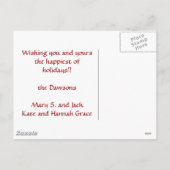 xmas carte recrop recontraster, Joyeux Noël! ! !,. (Dos)