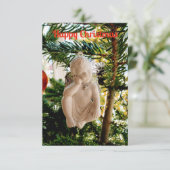 Xmas cherub kaart (Staand voorkant)