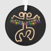 Xmas Coqui Taino Metal Ornament (achterkant)