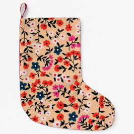 Xmas Cute Small Flower naadloos Kleine Kerstsok