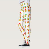 xmas emoji joyeux visage leggings (Gauche)