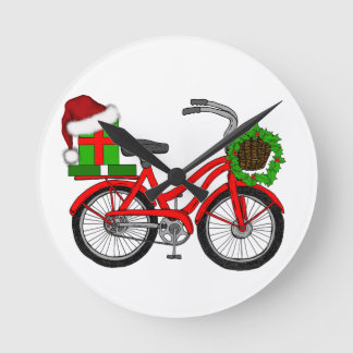 xmas-fiets ronde klok