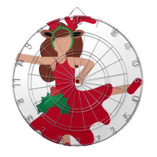 xmas flamenco dancer emoji dartbord