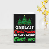 Xmas Future Bride Wife New Fiance Funny Engagement Kaart (Gele Bloem)