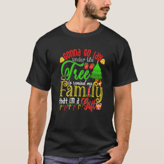 Xmas gaat onder de boom naar mijn familie Paja T-shirt