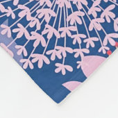 Xmas Gift Floral 60th Birthday Fleece Deken (Hoek)